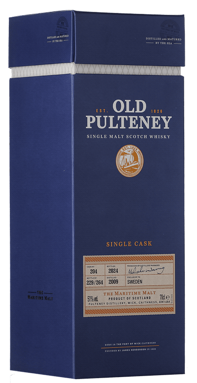 Old Pulteney Single Cask #204, 2009