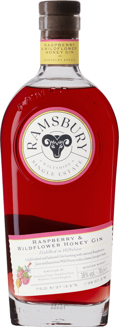 Ramsbury Raspberry & Wildflower Honey Gin 