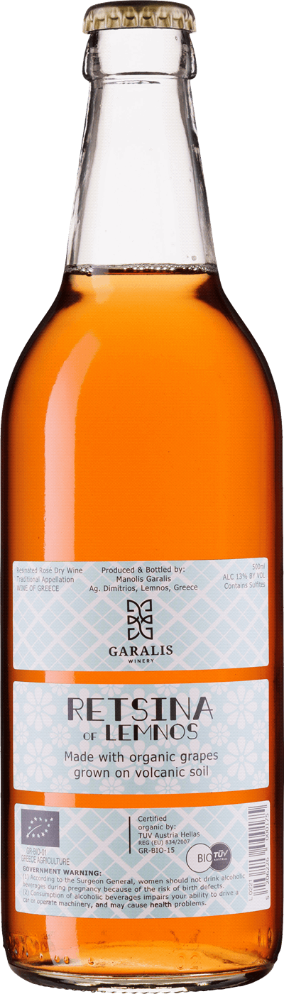 Retsina Rosé of Lemnos