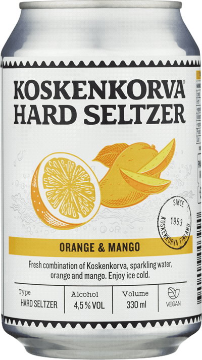 Koskenkorva Hard Seltzer Orange Mango