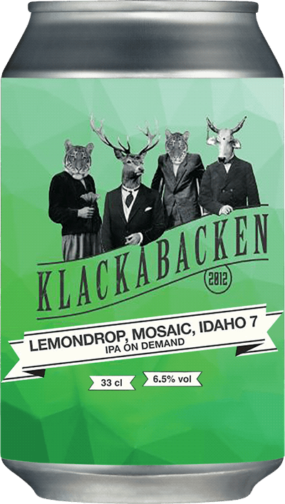 Klackabackens Bryggeri Lemondrop Mosaic Idaho 7 IPA on demand