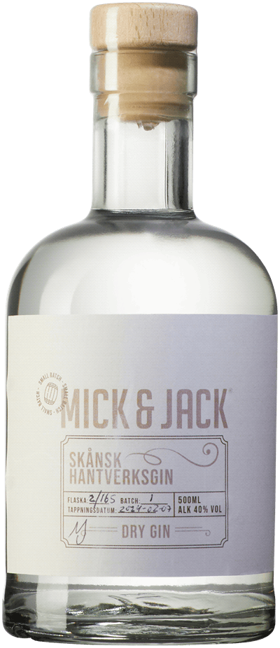 Mick & Jack Dry Gin Skånsk hantverksgin