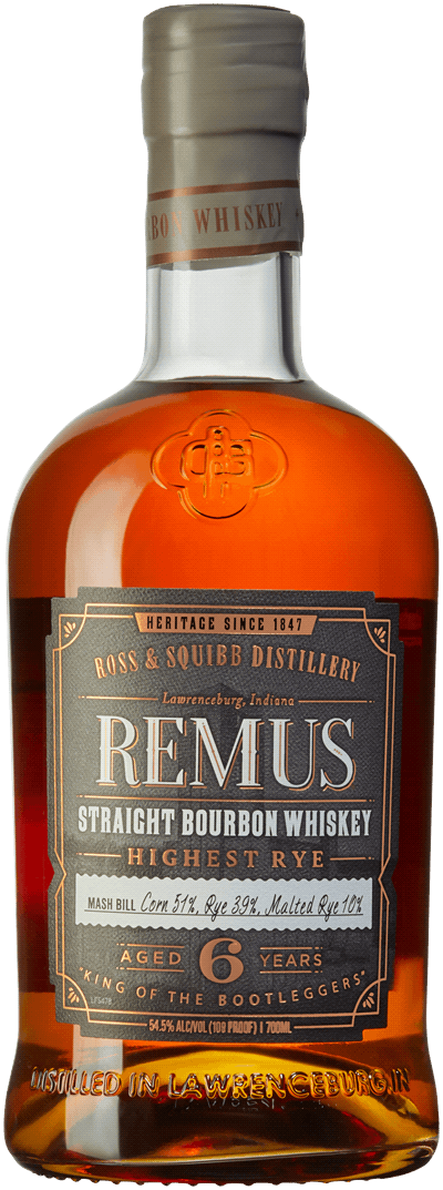Ross & Squibb Distillery Remus Straight Bourbon Whiskey Highest Rye