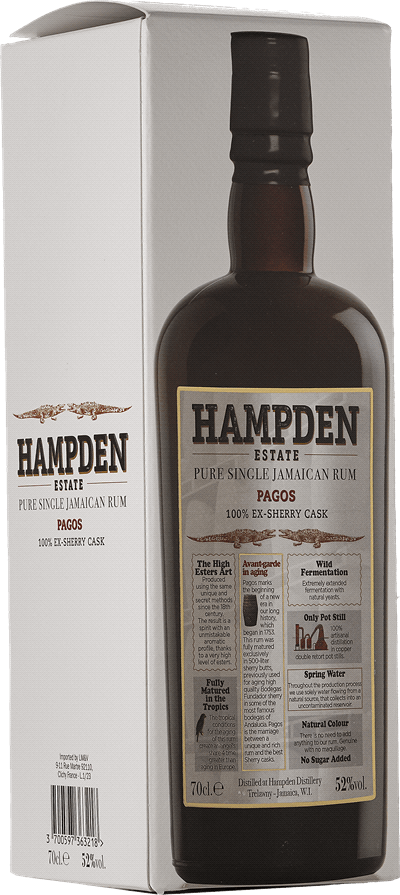 Hampden Estate PAGOS Pure Single Jamaican Rum Ex Sherry Cask