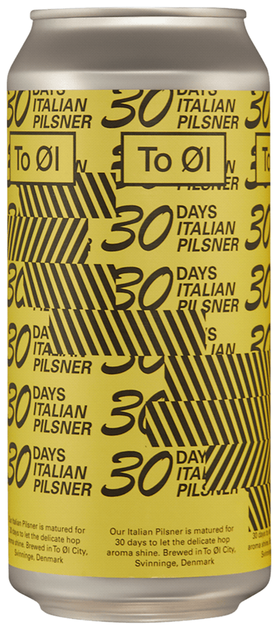 To Øl 30 Days Italian Pilsner