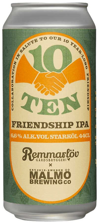 Remmarlöv x Malmö Brewing Co TEN Friendship IPA