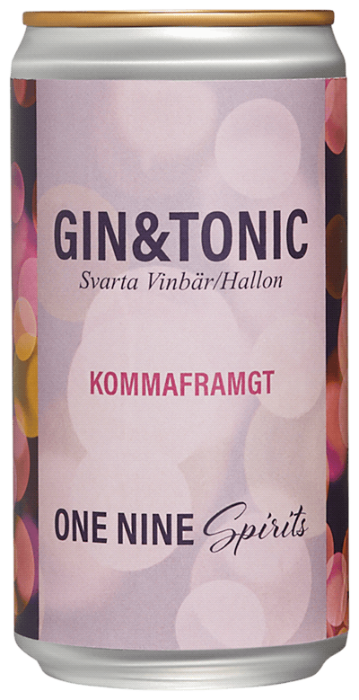 One Nine Spirits Gin&Tonic Svarta Vinbär/Hallon