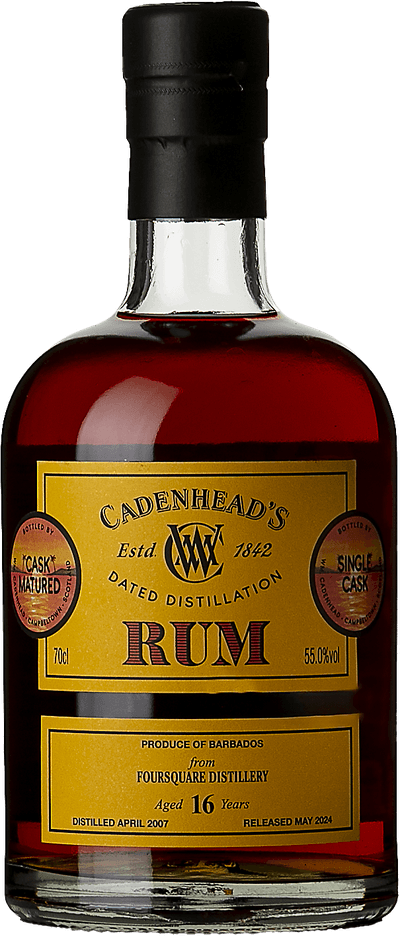 Cadenhead´s Rum Foursquare Distillery 16 Years Old, 2007