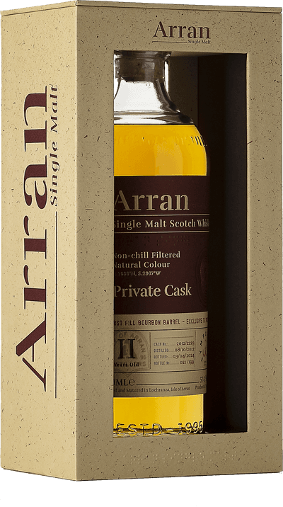 Arran Single 1st fill Bourbon Barrel, 2012