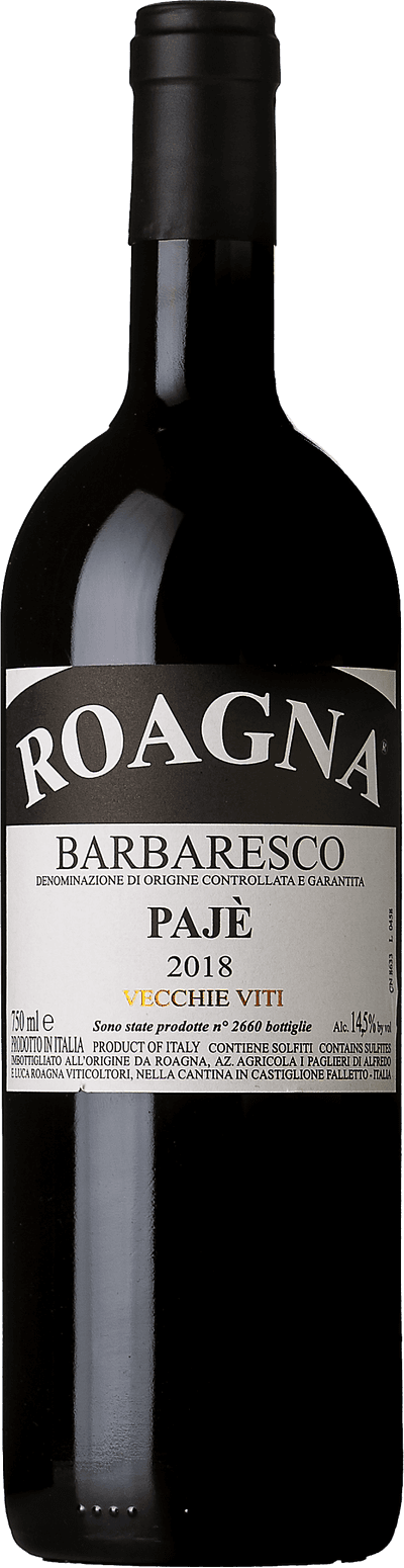 Barbaresco Pajé Vecchie Viti Roagna Azienda Agricola, 2018