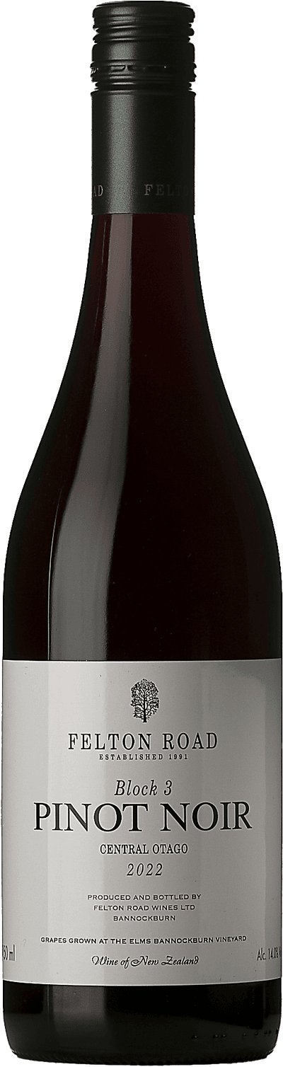 Felton Road Block 3 Pinot Noir, 2022