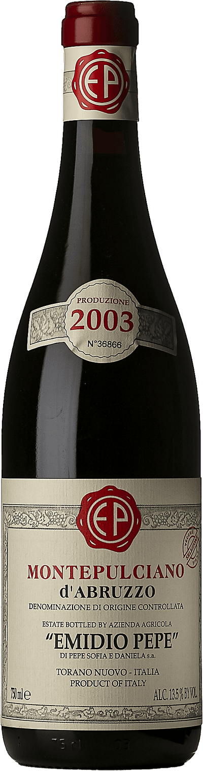 Montepulciano d'Abruzzo Vecchie Vite Emidio Pepe, 2003