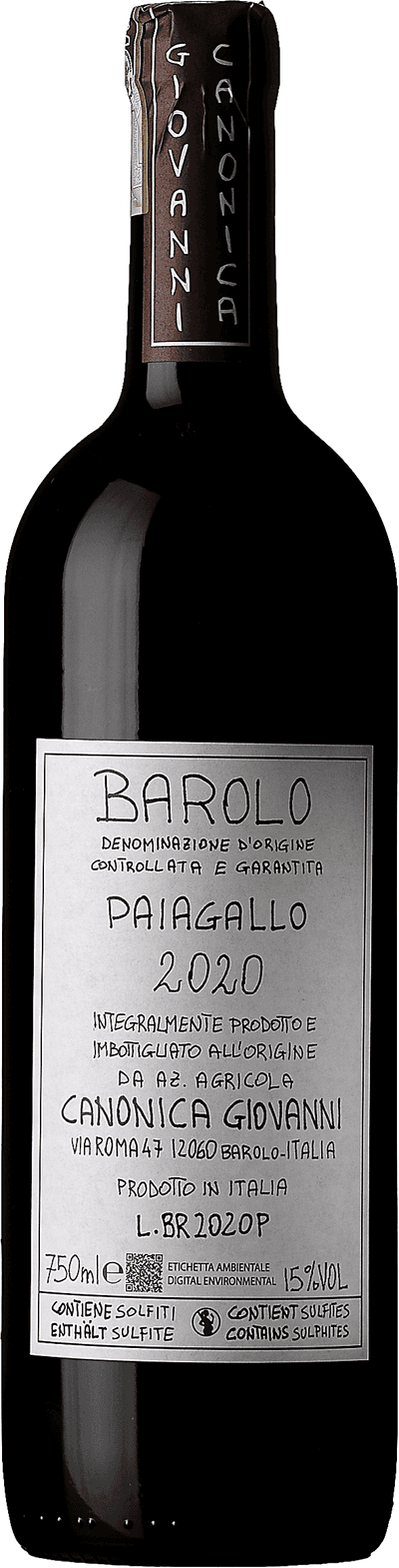 Barolo Paiagallo Canonica Giovanni