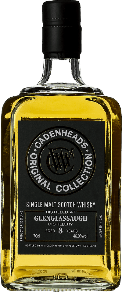 GlenGlassaugh Bourbon Cask Matured Cadenhead´s 8 Years, 2015