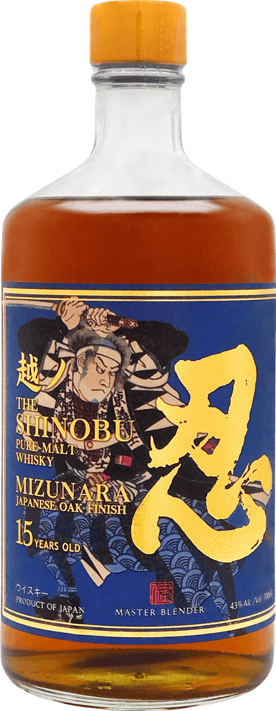 Shinobu 15 Years Pure Malt Mizunara Oak Finish