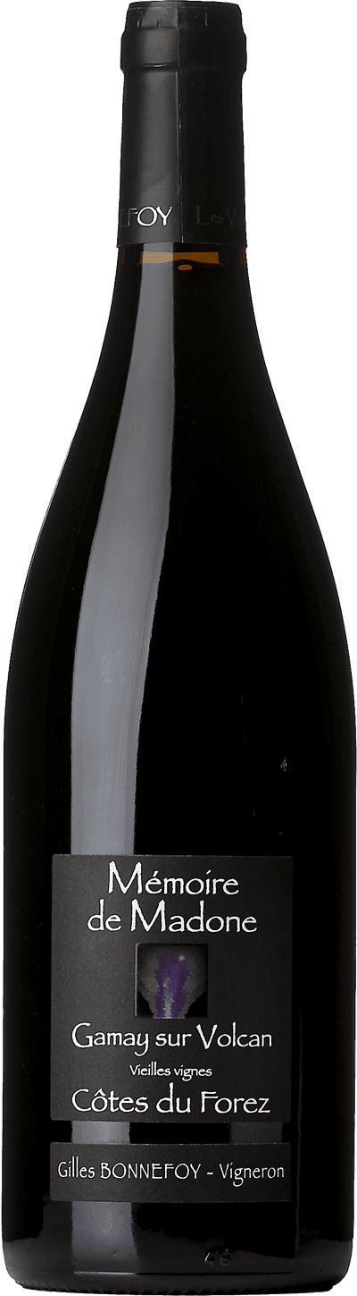 Mémoire de Madone Gamay sur Volcan Les Vins de la Madone Gilles Bonnefoy