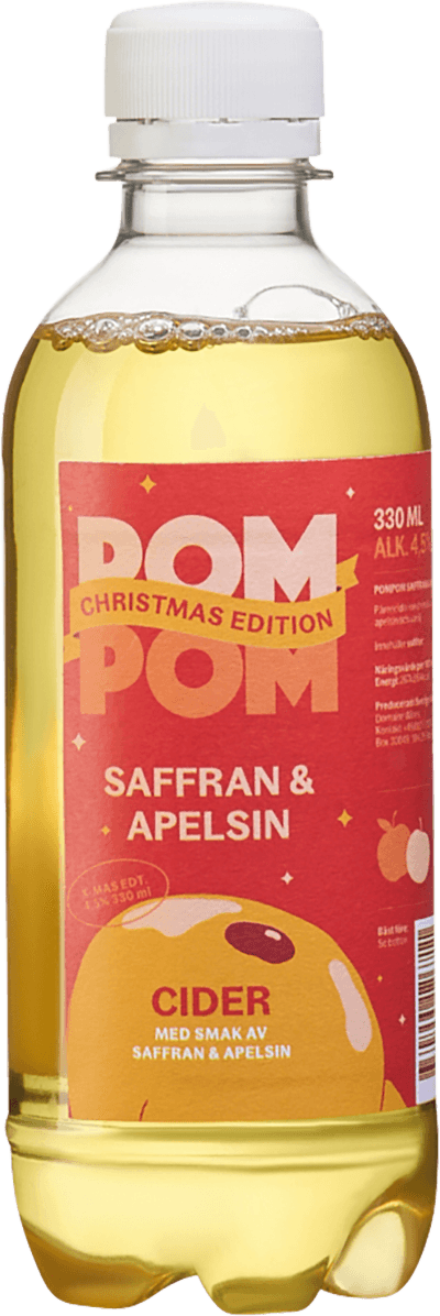 POMPOM Julcider saffran & apelsin