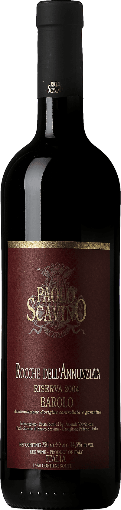 Barolo Riserva Rocche dell'Annunziata Paolo Scavino