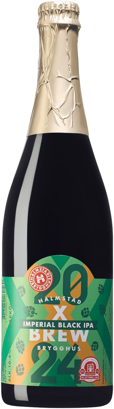 Halmstad Brygghus X-Brew 2024 Imperial Black IPA