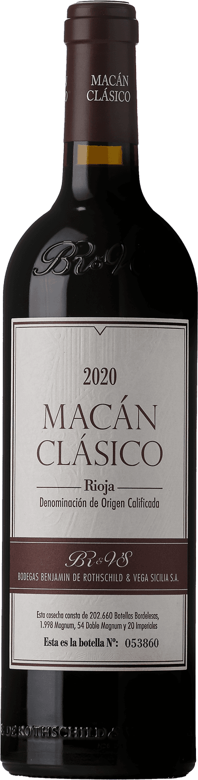 Macán Clásico Bodegas Benjamin de Rothschild Vega Sicilia