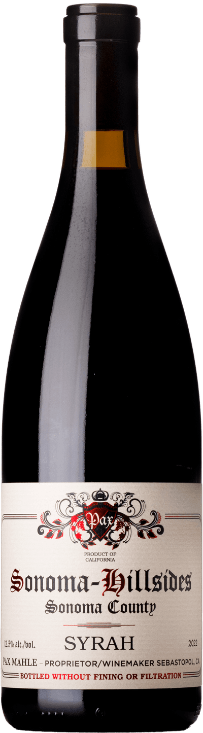 Pax Mahle Sonoma-Hillsides Syrah