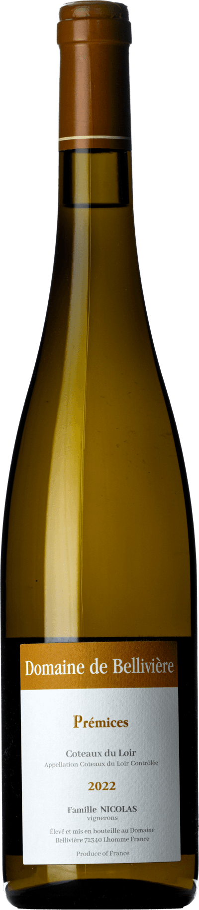 Domaine de Bellivière Premicés, 2022