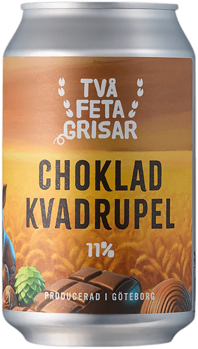 Två Feta Grisar Choklad Kvadrupel