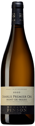 Chablis 1er Cru Mont de Milieu Domaine Pinson, 2019