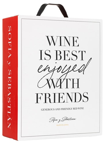 Sofia y Sebastian Wine is Best Enjoyed with Friends Organic, 2023