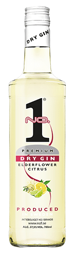 No.1 Premium Dry Gin Elderflower Citrus