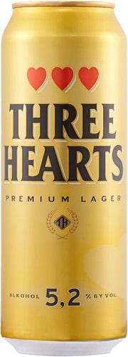 Three Hearts Premium Lager