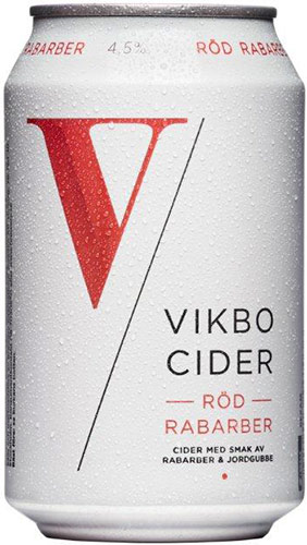 Vikbo Cider Röd Rabarber