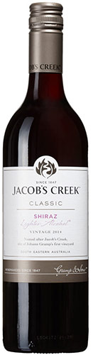 Jacob's Creek Lighter Alcohol Shiraz