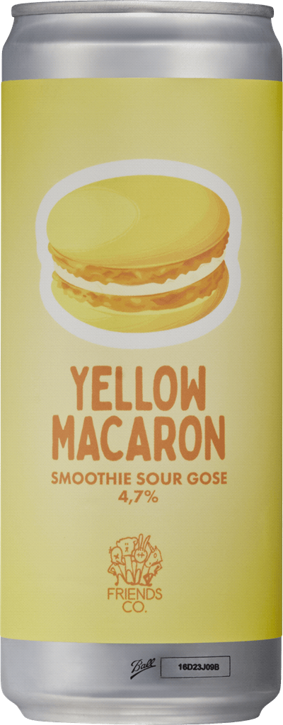 Friends Yellow Macaron Smoothie Sour Gose