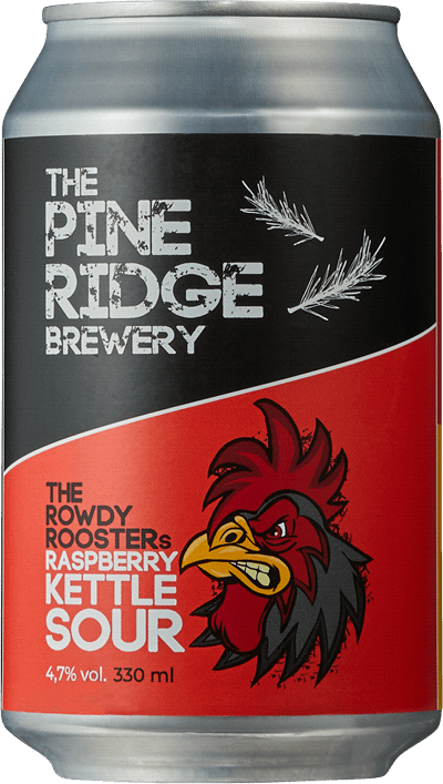 The Pine Ridge Brewery The Rowdy Roosters Raspberry Kettle Sour