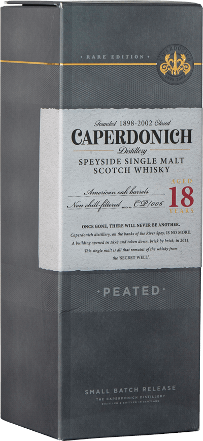 Caperdonich Peated 18 years old