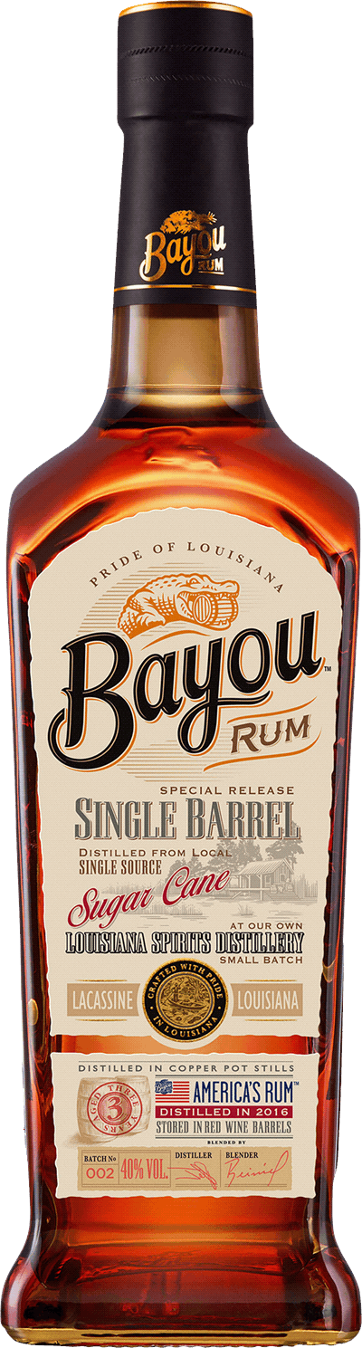Bayou Single Barrel Rum, 2016