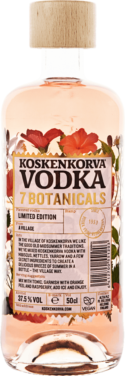 Koskenkorva Vodka 2021 7 Botanicals